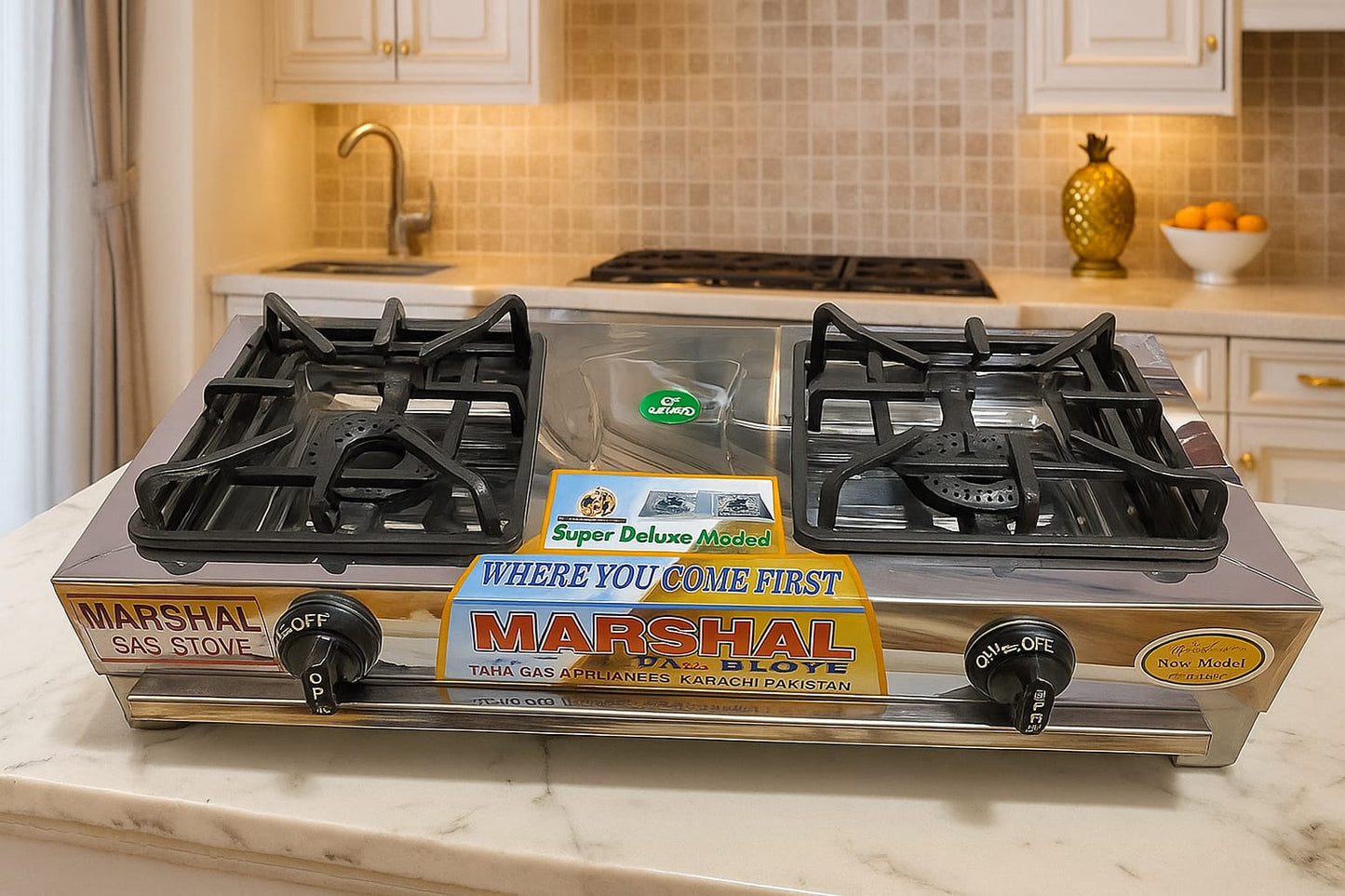 Double Burner Stove Heavy Duty Model: 205