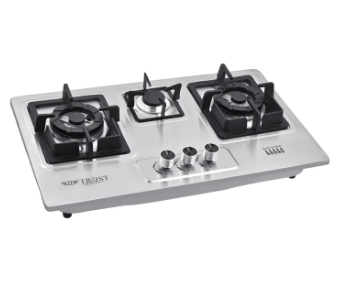 Trust Gas Automatic Hob - 3 Burner Model TH-303-S Steel Top