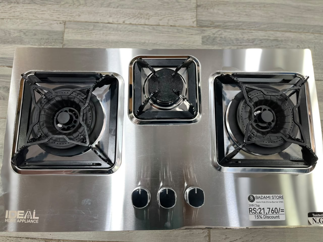 HOB 3MM TOP CHINA BURNER