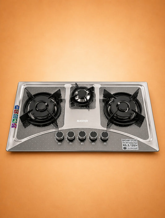 LPG & NG Combined Gas Hob , All-in-One Stove 2-in-1 | NG + LPG Cooking Solution