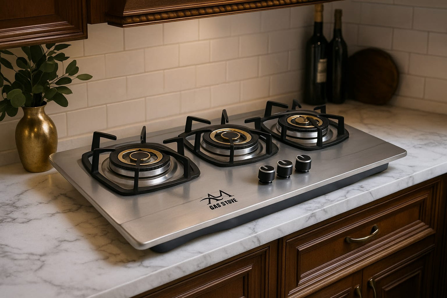 Auto Ignition 3 Jumbo Burner Hob Model :408