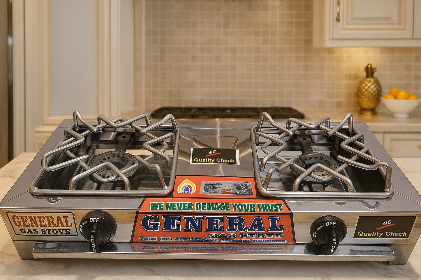 2 Burner Premium Stove Model:204