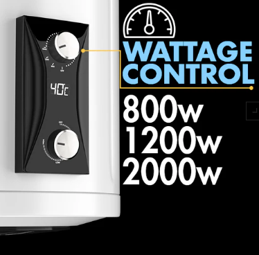 Semi Instant Electric Water Heater Solar Compatible - 40 Liters Body Size - Smart Electric Geyser