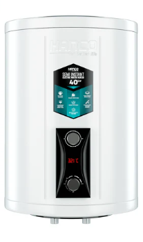 Semi Instant Electric Water Heater Solar Compatible - 40 Liters Body Size - Smart Electric Geyser