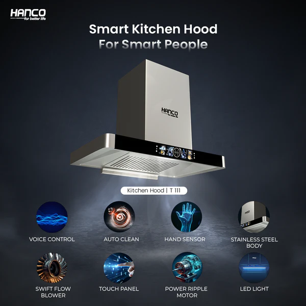 Kitchen Hoods |Tarbo |Range Hoods |Model T-111-Smart