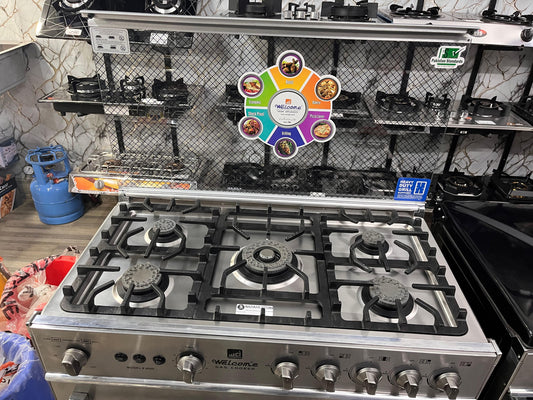 COOKING RANGE FIVE  BURNER