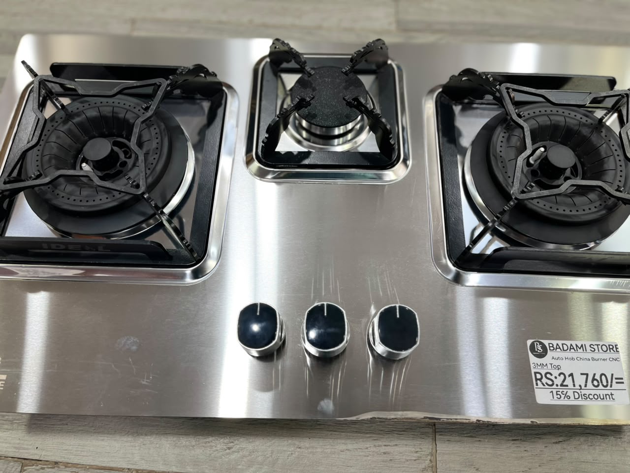 HOB 3MM TOP  CHINA BURNER