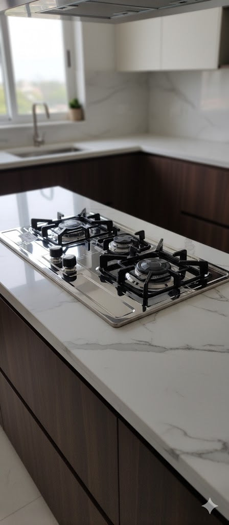 Premium Hob – Heavy Grill, Rustproof Burners & Stainless Steel Body Model:303