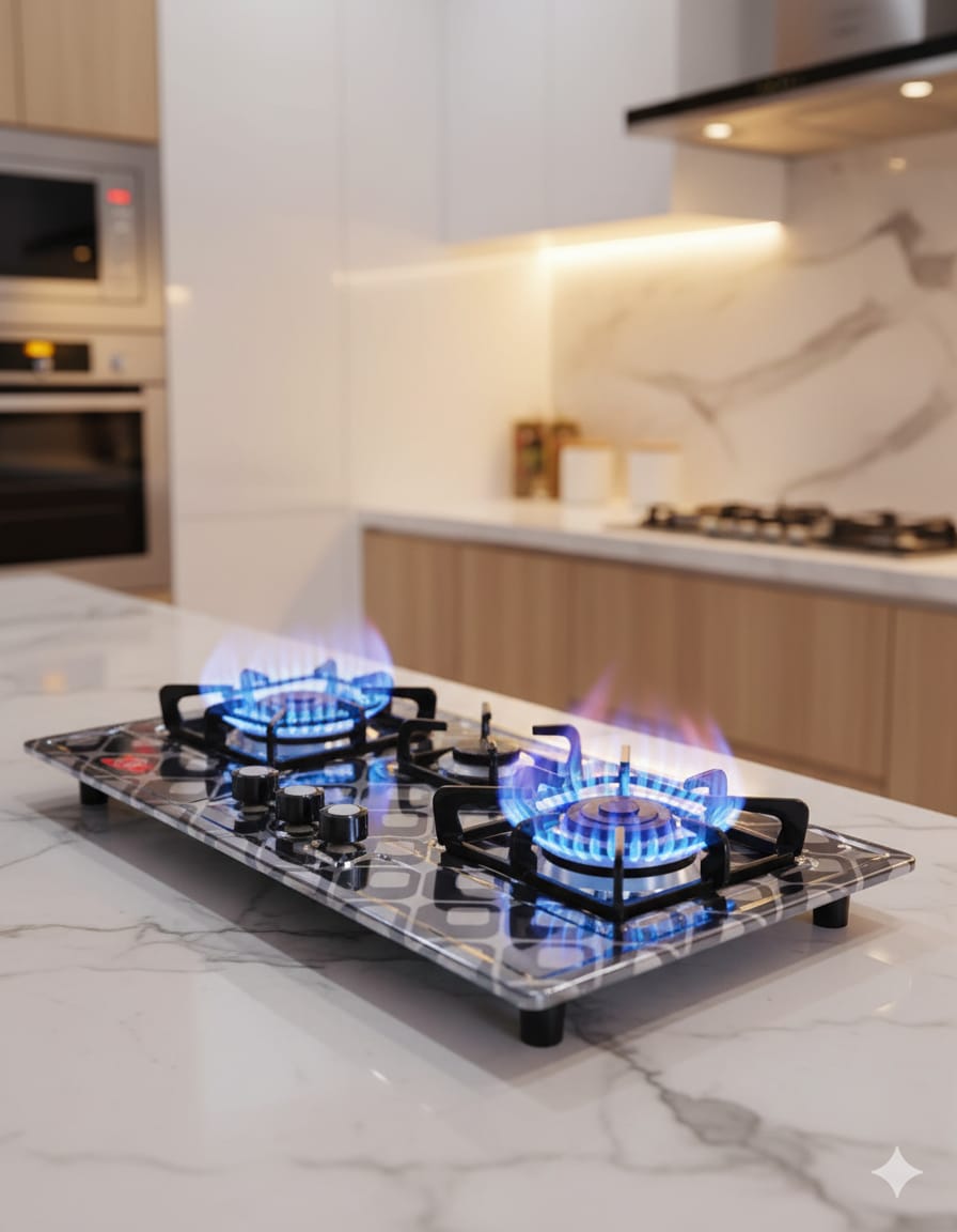 kitchen Built In Hob – Square Grill, Model :302