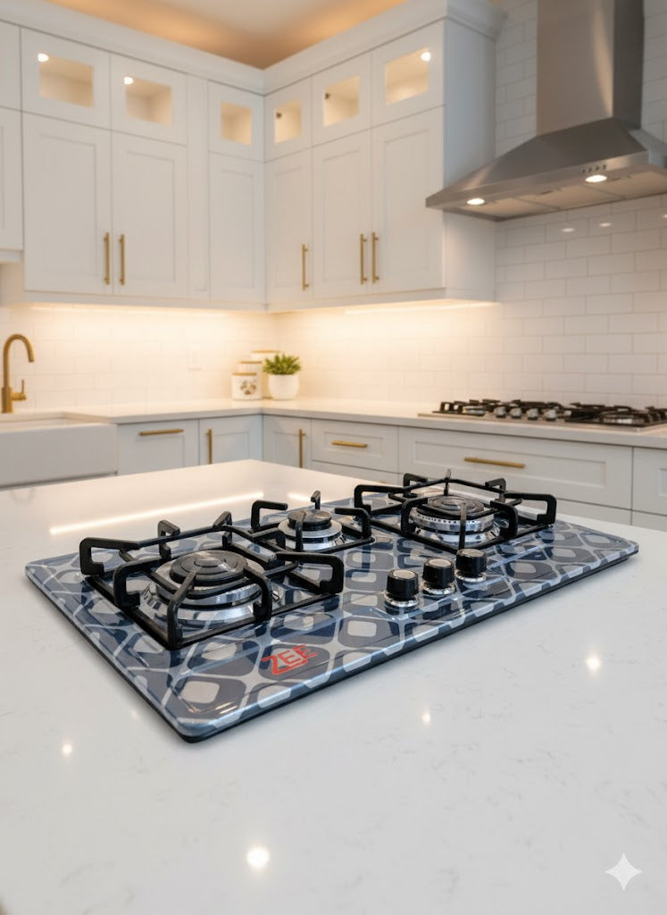 kitchen Built In Hob – Square Grill, Model :302