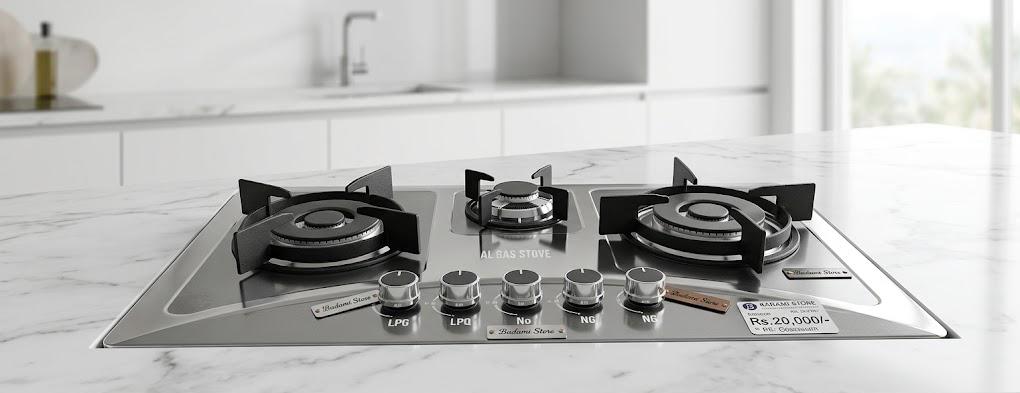 LPG & NG Combined Gas Hob , All-in-One Stove 2-in-1 | NG + LPG Cooking Solution