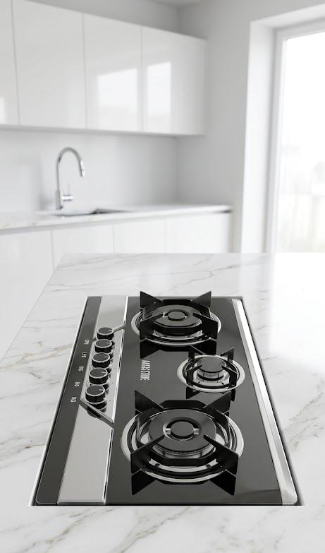 LPG & NG Combined Gas Hob , All-in-One Stove 2-in-1 | NG + LPG Cooking Solution