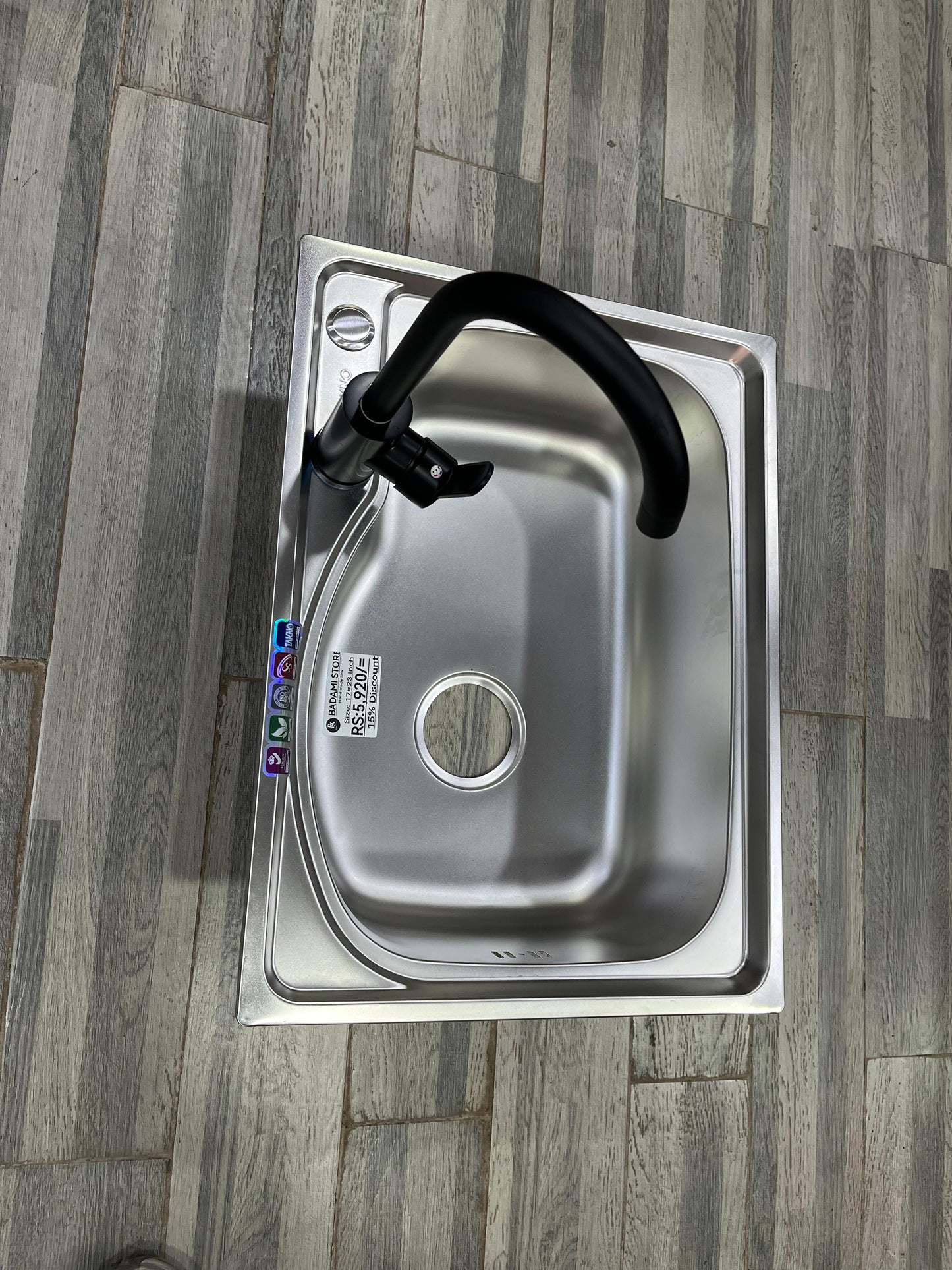 Kitchen sink machine made(without basin tap)