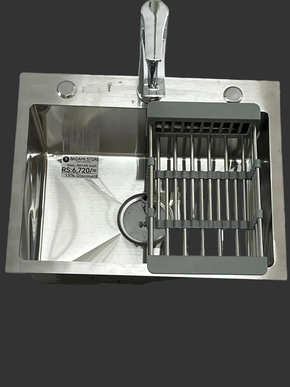 Single sink hand making (imported) without  basin tap