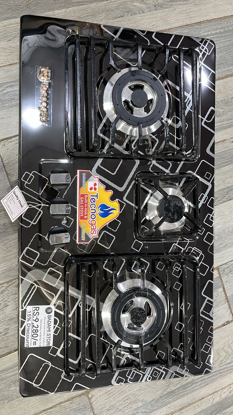 Manual hob heavy jumbo grill