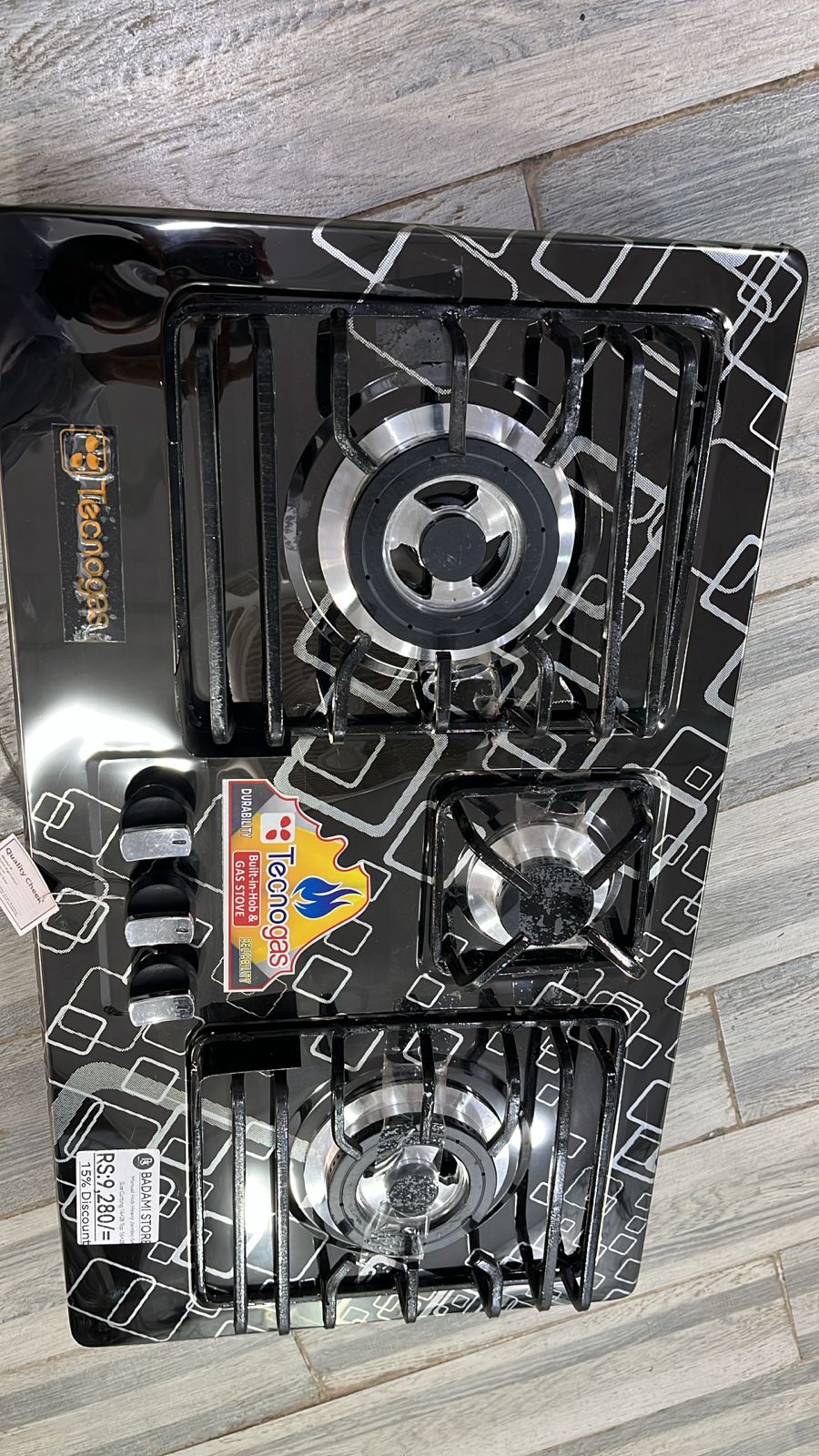 Manual hob heavy jumbo grill