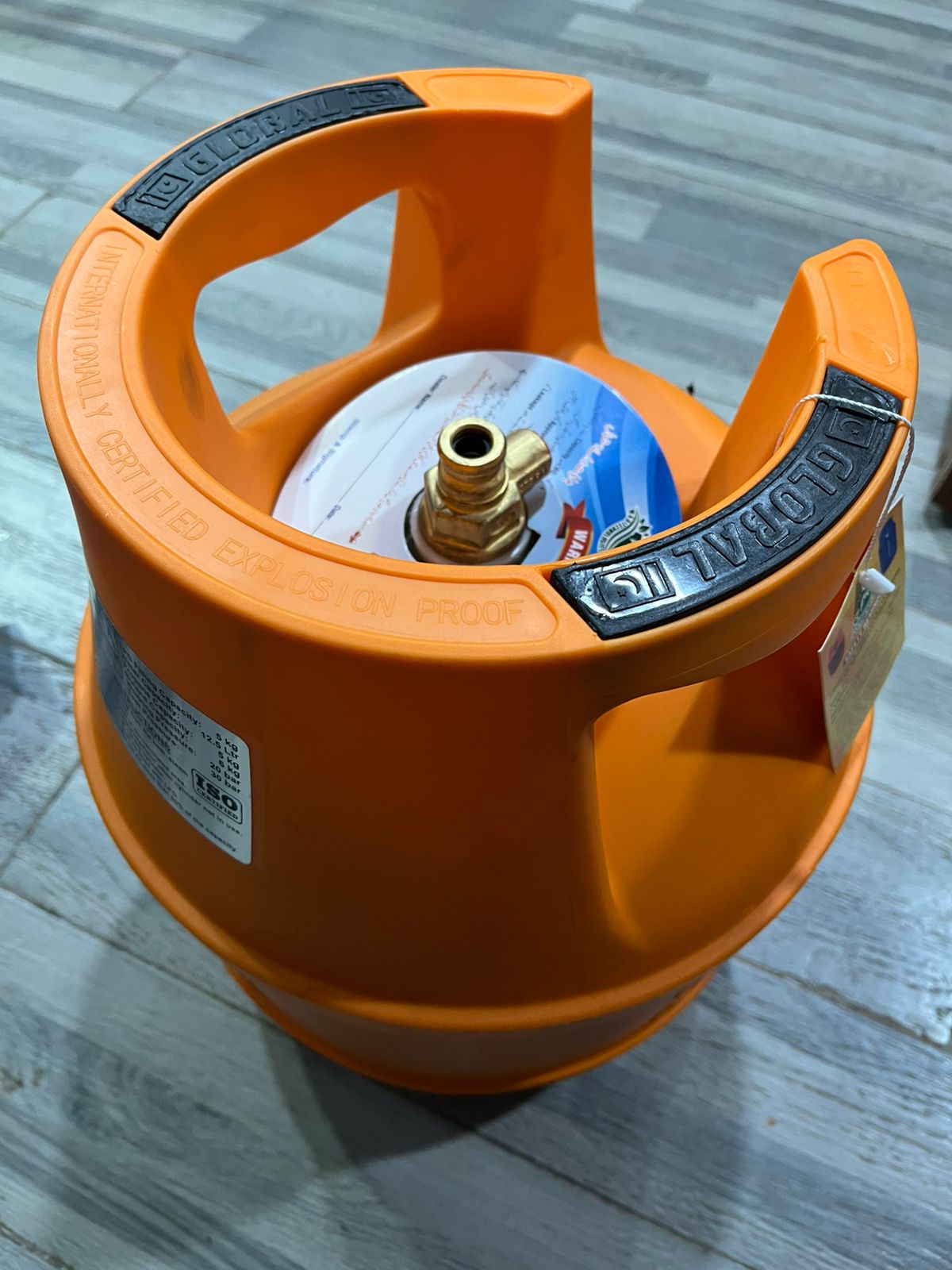 DOUBLE STOVE with 5KG fiber cylinder complete package