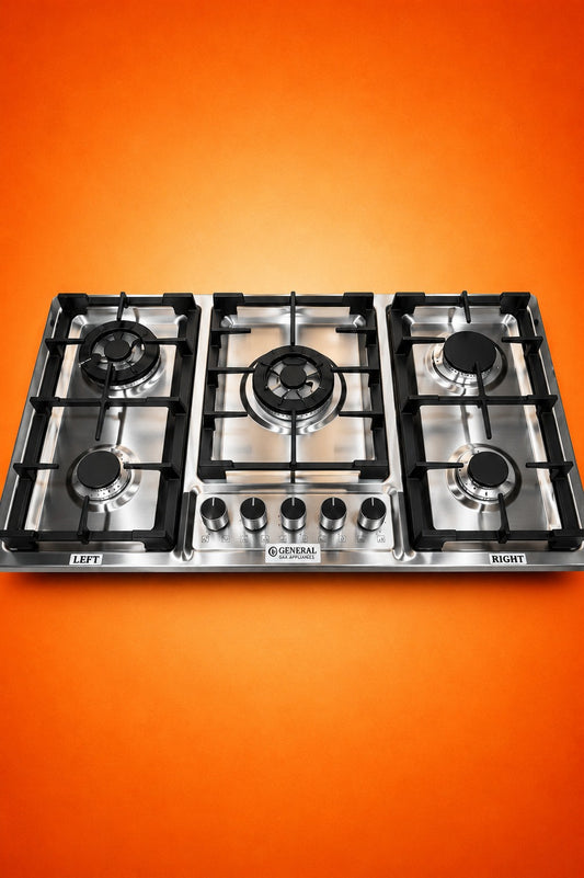 5 BURNER 2 IN ONE HOB