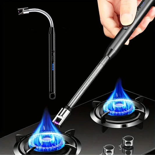 Rechargeable Electric USB Lighter Stove Lighter Long Neck Led Best Quality