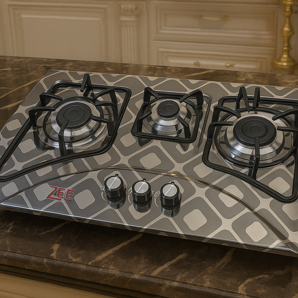Premium Hob – Heavy Grill, Rustproof Burners & Stainless Steel Body Model:303