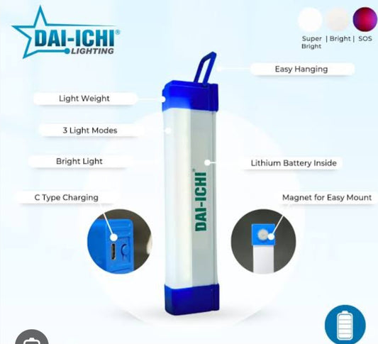 6W RECHARGEABLE LIGHT DAIICHI DAYLIGHT 6500K